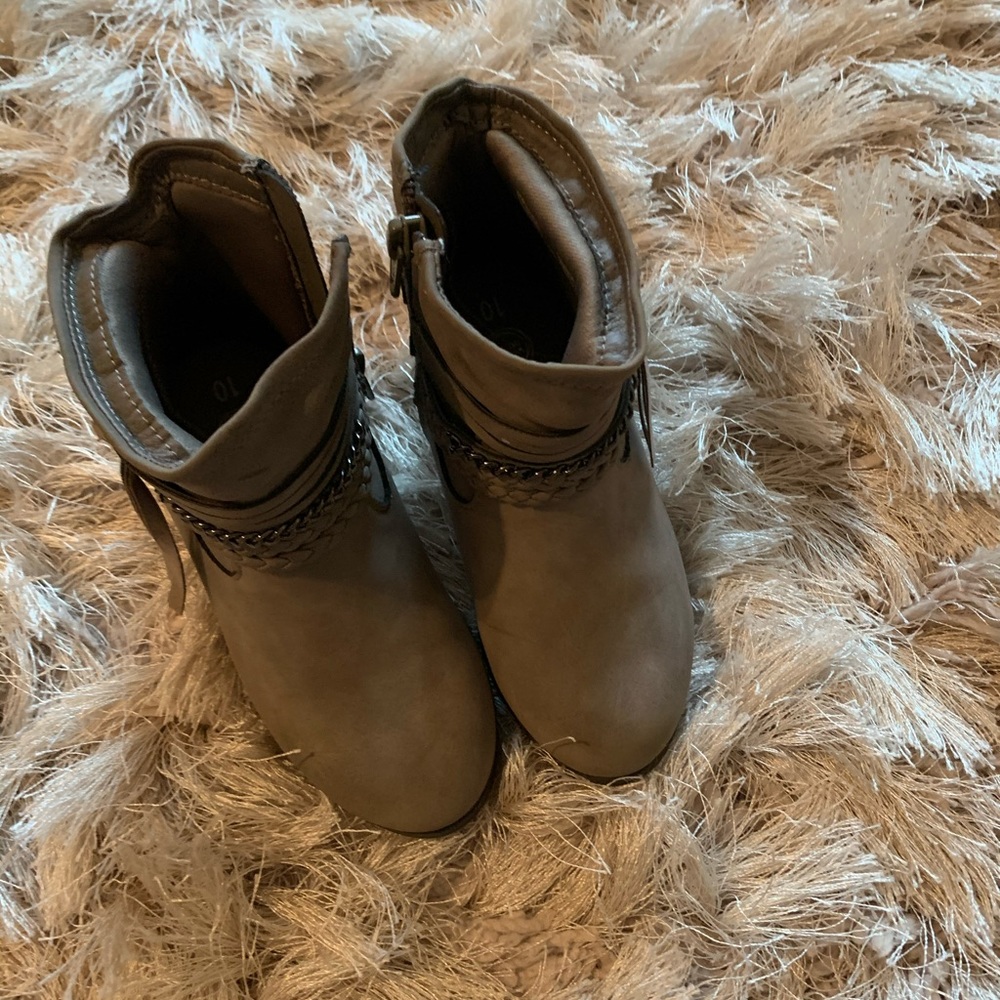Gray Booties
